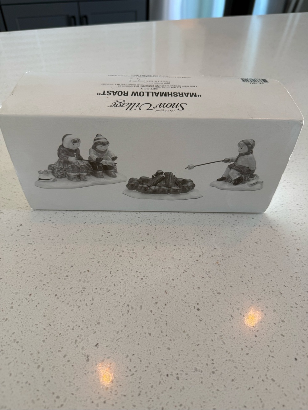 Department 56 Christmas Marshmallow Roast Figurine Set